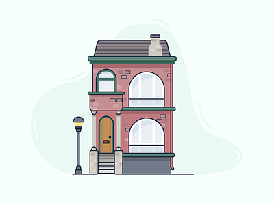 London terraced house apartment building digital art figma house illustration london terraced house vector