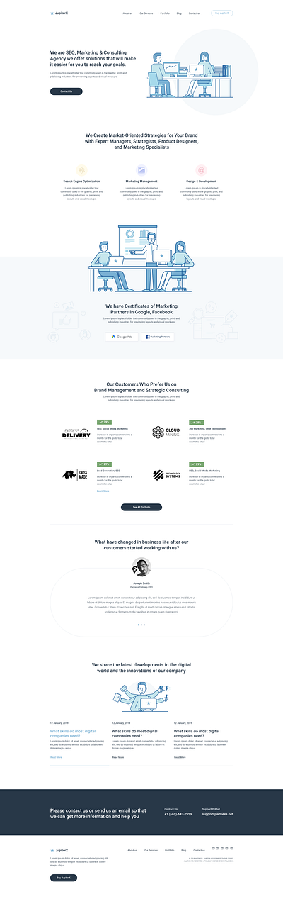 SEO and digital marketing agency blog business charts clean consulting content marketing digital marketing digital marketing agency seo seo agency template webdesign website wordpress wordpress template