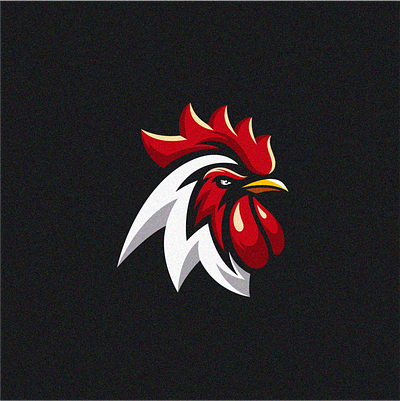 Rooster logo brand branding character designs esport esports games logo mascot masculine