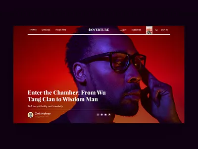 Overture about app black bold clean design green hellohello interface magazine minimal overture simple typography ui ux video web website white