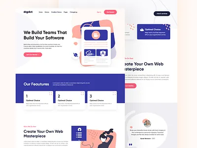 Digikit - Seo home page agency creabik creabik design creabik template design envato project theme themeforest wp