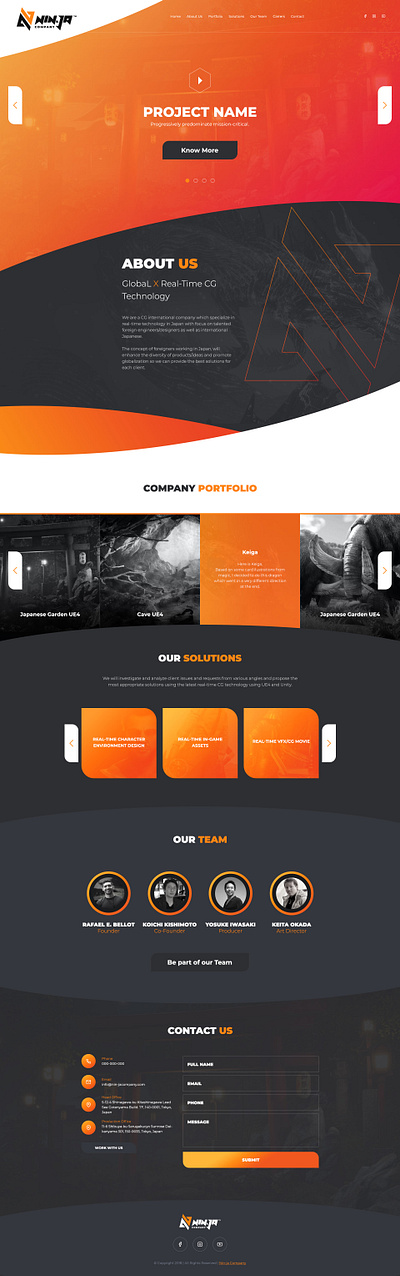 Nin-ja Company - UI Design adobexd design designer dribbble ideas interface photoshop ui uidesign uidesigner userexperience userinterface ux uxdesign uxdesigner webdesign webdesigner websitedesign wireframe