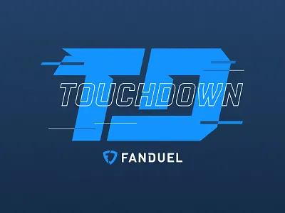 Touchdown Logo adobe illustrator branding design fanduel fantasy fantasy sports football illustration illustration art illustration design illustrations illustrator logo sketch sport