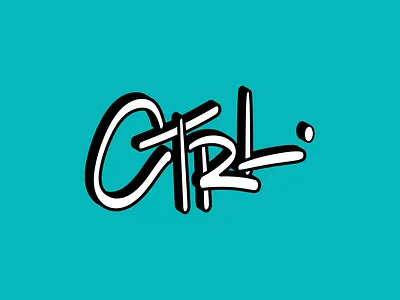 CTRL aesthetic apparel branding design illustration logo logo design logotype merchandise photoshop skateboard skateboarding typography vector