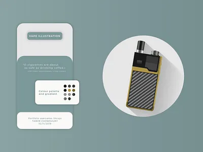 vape illustration 2019 app app logo branding financial flat graphic icon identity illustration logo logo design minimal simple tranding ui ux