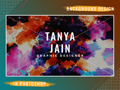 Background design in photoshop background art banner design photoshop