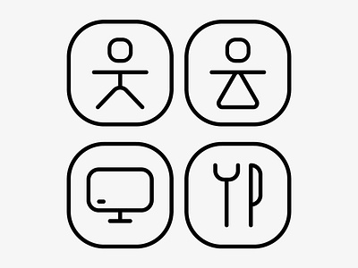 Roomy Icons branding hotel icon icon set icons icons set illustration ui