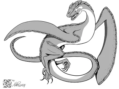 Dragonensis Odontoceti character design conceptart design drawing epicmade fantasy illustration