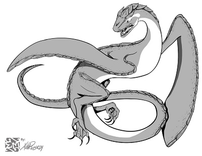 Dragonensis Odontoceti character design conceptart design drawing epicmade fantasy illustration
