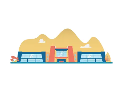 Office Building building building design graphic art graphic design illustrator random