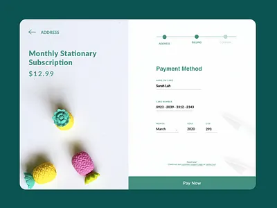Daily UI #2 - Credit Card Checkout checkout checkout form checkout page creditcard daily 100 challenge daily ui daily ui 002 daily ui challenge design figma modern payment form tablet