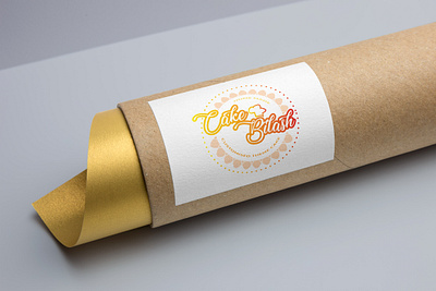 Customized Theme Cake Logo Design brand identity design branding cake illustration logo logo design