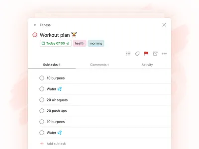 Todoist Foundations - Task view app icon live productivity project real task management todo todoist web
