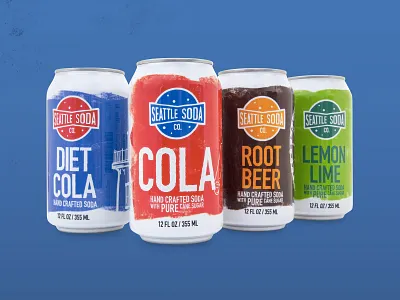 Seattle Soda Branding & Product Design branding design illustration