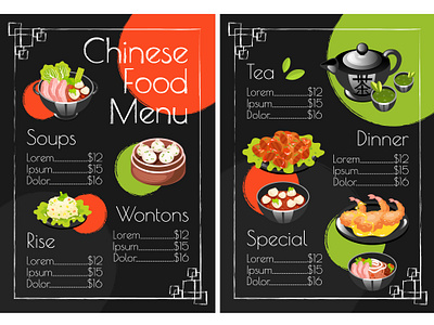 Time to order something yummy! What do you want? asian asian food brochure ceremony chinese chinese food concept design dinner dish eastern flyer layout menu rise soup special tea