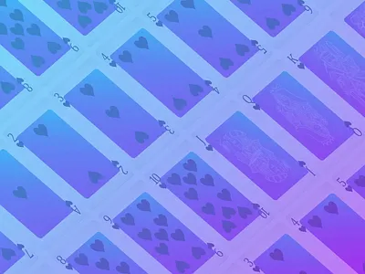 New Era Playing cards fun futuristic gradient playingcards weekly warm up