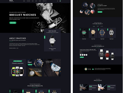 watch branding clean color concept creative design fashion graphic design homepage images job logo shopify theme type ux web website