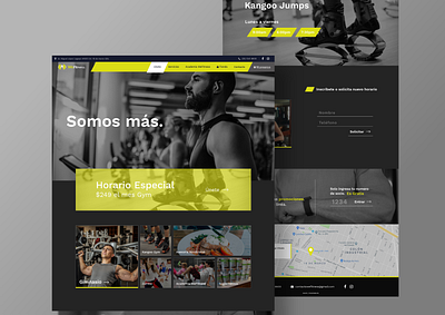 WeFitness fitness gym mexico online planetoide platform ui web webdesign