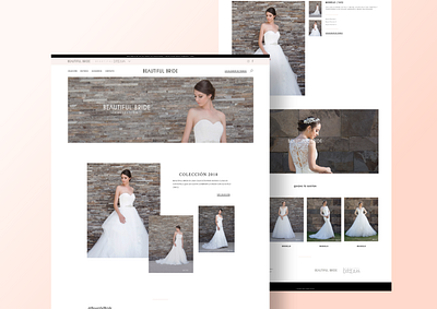 Beautiful Bridal Dress bridal bride dress mexico planetoide web webdesign wedding