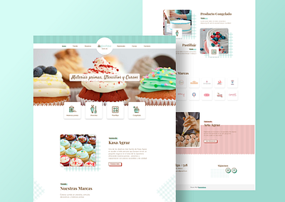 Kasa Agraz bakery cake mexico planetoide ui web webdesign