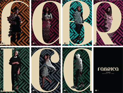 FABRICA, poster compilation design event fashion poster