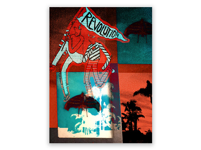 Oceanside collage collage art collage maker design photoshop poster art poster design posters