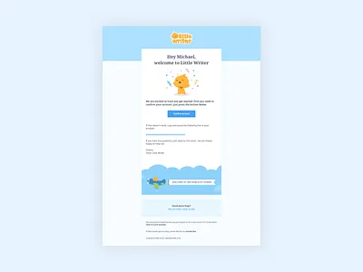 Welcome Mailer clean design illustration johny vino mail onboarding ui ux website welcome screen white