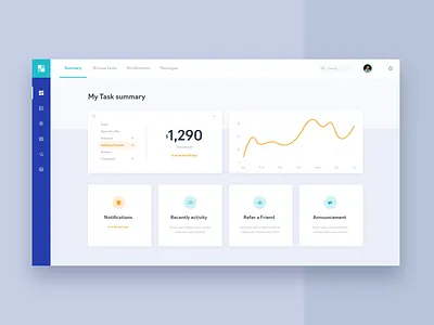 Dashboard Design app blue dashboard dashboard app dashboard design dashboard ui data data visulization design information design product design type ui web whitespace
