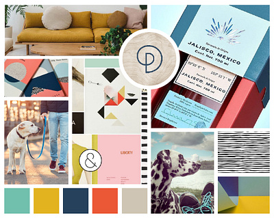 Moodboard - Pure branding bright cheerful colorful creative design creative direction mood board moodboard