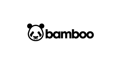 Bamboo Panda Logo bamboo black and white brand brand identity branding identity design illustration logo logomark logotype panda panda logo typography