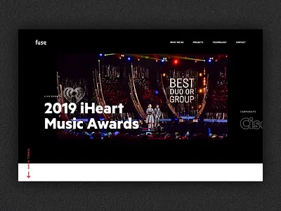 Fuse Website Redesign - Homepage Hero Carousel design home page layout responsive ui ux web design website