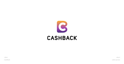 Cashback ✦ logo b c cash cashback cb design gradient letter lettering logo logotype sign type typography