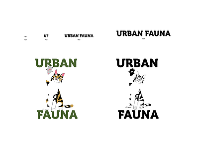 Urban Fauna Style Guide design illustration illustrator logo