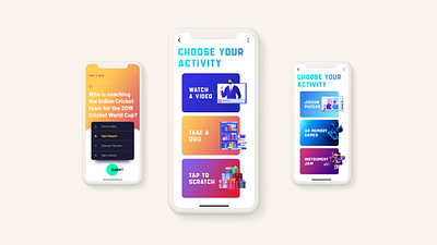 Quitter's Box gradient ui iphone x mobile app design mobile ui quit smoking app ui ui design uiux user inteface user interface design ux