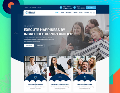 Pearo - Insurance Company HTML Template business finance financial fire insurance health insurance home insurance insurance insurance agency insurance agent insurance company liability insurance liability insurance life insurance property insurance travel insurance webdesign