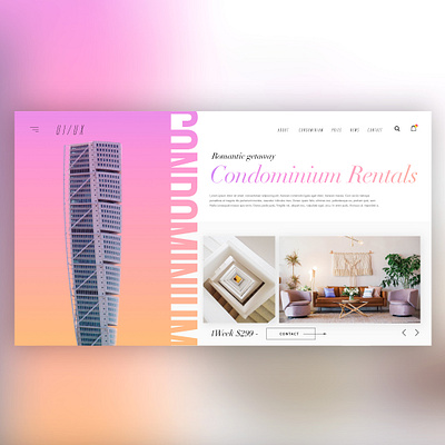 🏢Condominium ｜Daily Ui Design apartment condo condominium creative design details graphic graphicdesign interface landingpage mansion photoshop ui uitrends userexperience ux web webdesign