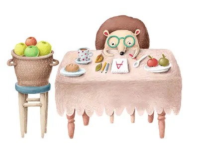 Hedgehog clipart bundle set animals art cartoon character christmas drawing illustration nursery winter