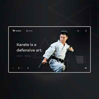 Karate UI behance digital marketing dribbble logo logo designer logodesign ui ui ux ui designer uidesign uitrends uiux ux uxdesign uxui webdesign webdesigner webdeveloper webdevelopment website design