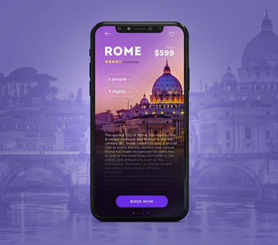 Rome design ui ux uidesign web