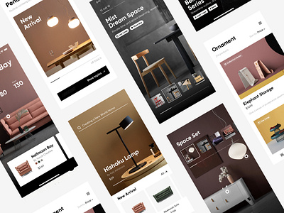 Create Your New World Home_02 concise furniture app shopping app