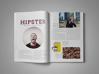 Free Magazine Template for InDesign adobe indesign free indesign template indesign template magazine magazine template