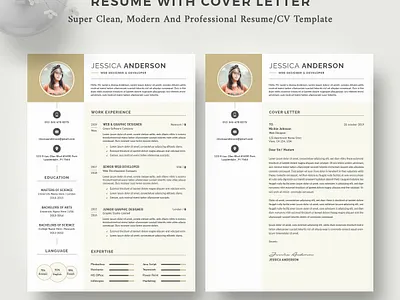 Resume Template / CV clean resume creative resume curriculum vitae cv cv template download free modern modern resume professional resume resume template template