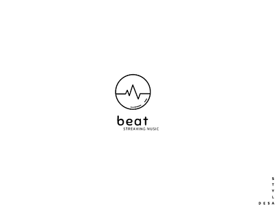 Streaming music logo branding daily logo daily logo challenge flat illustration illustrator logo challenge logo design minimal streaming music logo vector