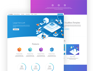 Hi-Fi Template System designsystem templatedesign uidesign webdesign