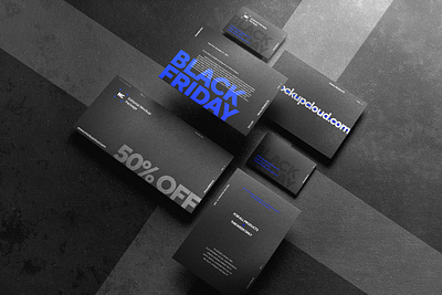 🔥 Black Friday Sale all mockups 50% off apparel black friday branding business card download free freebie identity logo mockup mockupcloud offer packaging presentation psd sale showcase stationery template ui