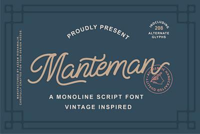 Free Manteman Monoline Script Font beautiful font brush brush font brush script calligraphy calligraphy font craft font hand drawn hand lettering handlettering handrawn handwriting handwriting font imperfect irregular modern brush natural natural handwriting script