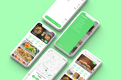 Food Delivery App app clean delivery design food food app ios ui ui ux