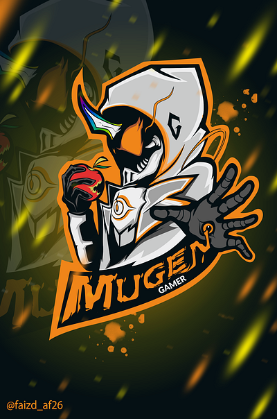 Mugen Gamer e sport illustration logo