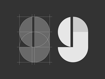 J + 9 brand identity branding branding creative logo identity identity design j logo letter letter mark monogram logo logo construction logo design logo grid logotype logotypes monogram negative space smart logo symbol typography vector icon mark symbol