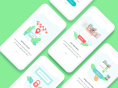 "Taksalon" Onboarding screens app illustration intro onboarding onboarding illustration onboarding screen onboarding ui tour tour app tour design tour screen